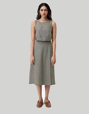 Reistor Overlap Midi Skirt | Madewell