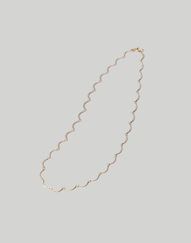 Maslo Jewelry Scallop Necklace | Madewell