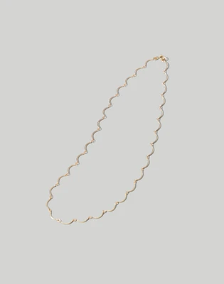 Maslo Jewelry Scallop Necklace | Madewell