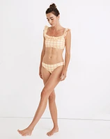 Madewell x Solid & Striped® Paloma Bikini Bottom in Seersucker Gingham | Madewell