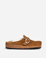 Birkenstock® Suede Buckley Clogs Shearling | Madewell