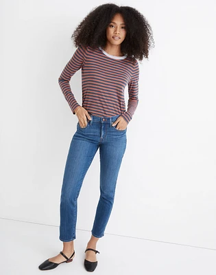 Mid-Rise Stovepipe Jeans Leman Wash: TENCEL™ Denim Edition | Madewell