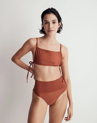 Madewell Second Wave Side-Tie Bikini Top |