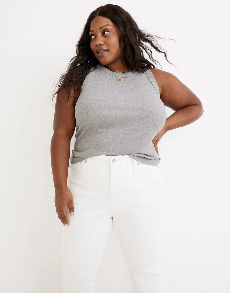 Plus Heathered Rib Tank Top | Madewell