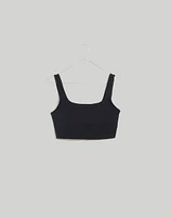 Plus MWL Flex Square-Neck Sports Bra | Madewell