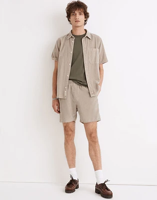 6 1/2" Variegated Corduroy Shorts | Madewell