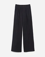 The Plus Harlow Wide-Leg Pant Drapey Twill | Madewell
