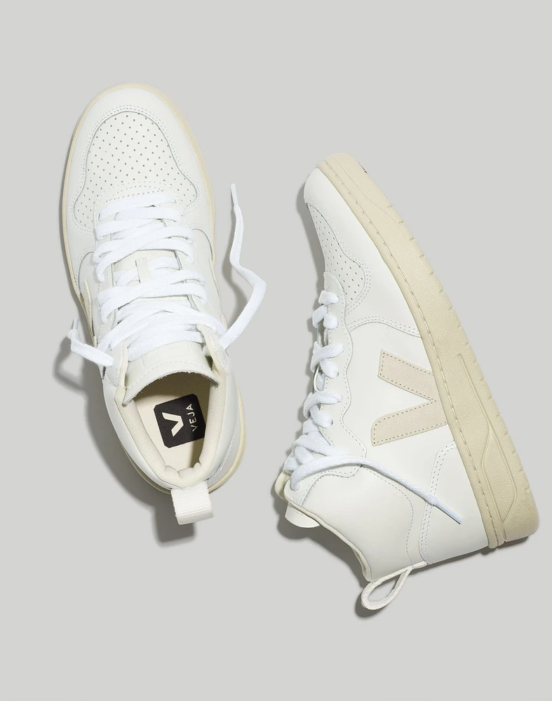 Veja™ V-15 High-Top Sneakers | Madewell