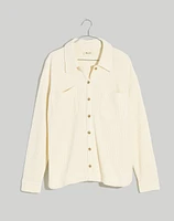 Plus Waffle Knit Shirt-Jacket | Madewell