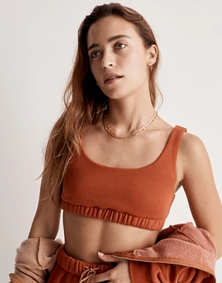 Madewell x Donni (Re)sourced Fleece Sports Bra |