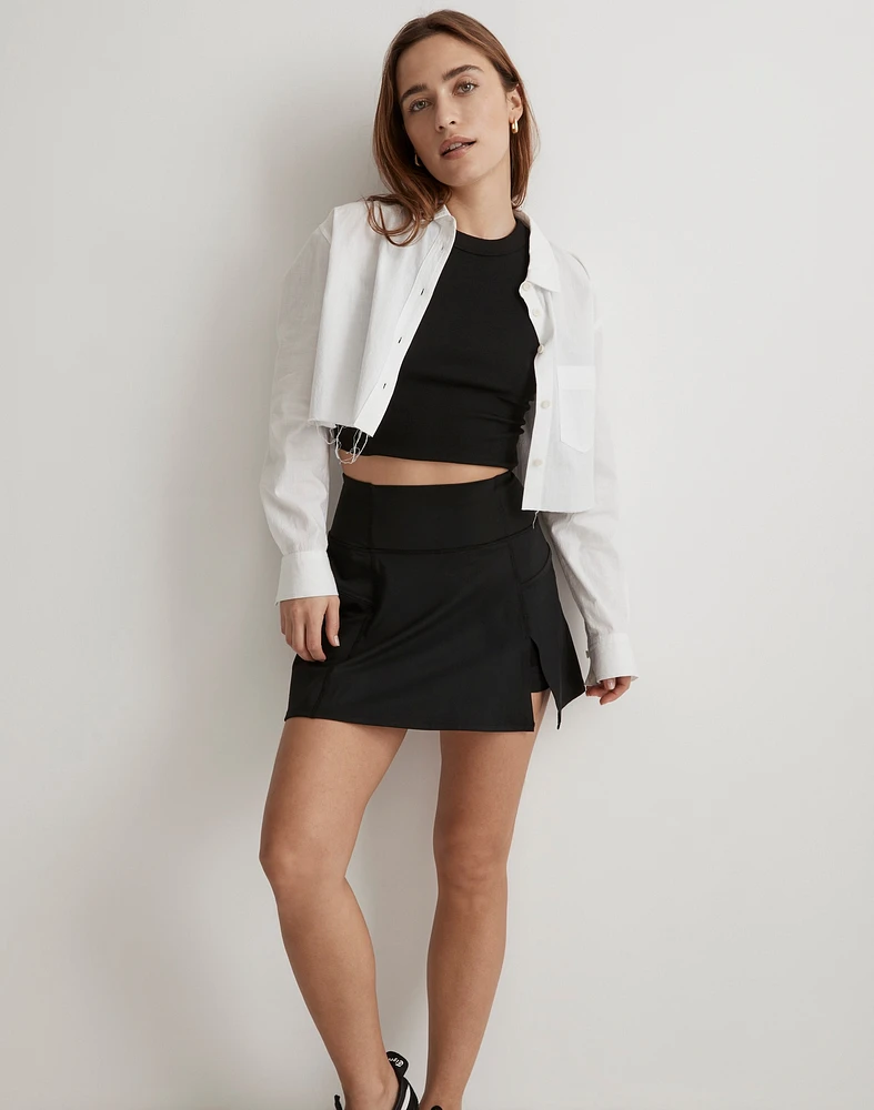 Flex-Side Slit Skirt | Madewell
