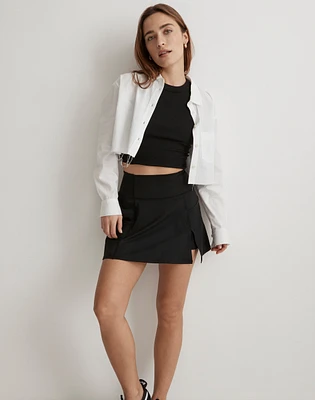 Flex-Side Slit Skirt | Madewell