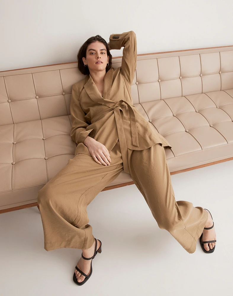 The Drapey Tie-Waist Blazer | Madewell