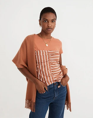 Madewell x Rentrayage Upcycled Ruched Tee | Madewell