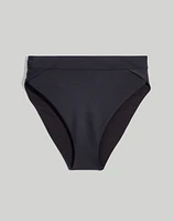 Plus High-Rise Crossover Bikini Bottom | Madewell