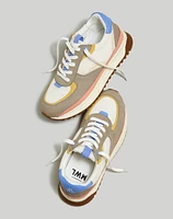 Kickoff Trainer Sneakers in Colorblock Leather & Suede | Madewell