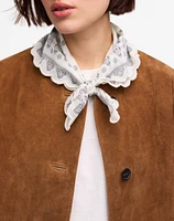 Scalloped Bandana in Dot | Madewell