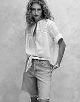 Scalloped Bandana in Dot | Madewell
