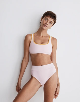 Madewell x OOKIOH Cannes High-Rise Bikini Bottom | Madewell