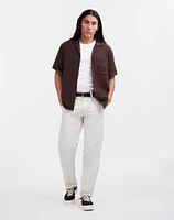 Easy Short-Sleeve Shirt Woven Checkerboard | Madewell
