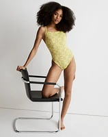 Square-Neck One-Piece Swimsuit | Madewell