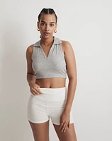 Polo Crop Tank Top | Madewell