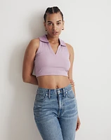Polo Crop Tank Top | Madewell