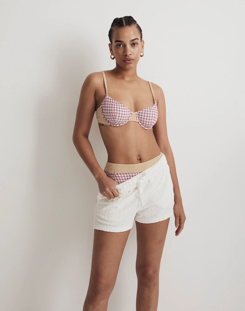 Terry Jacquard Drawstring Sweatshorts | Madewell