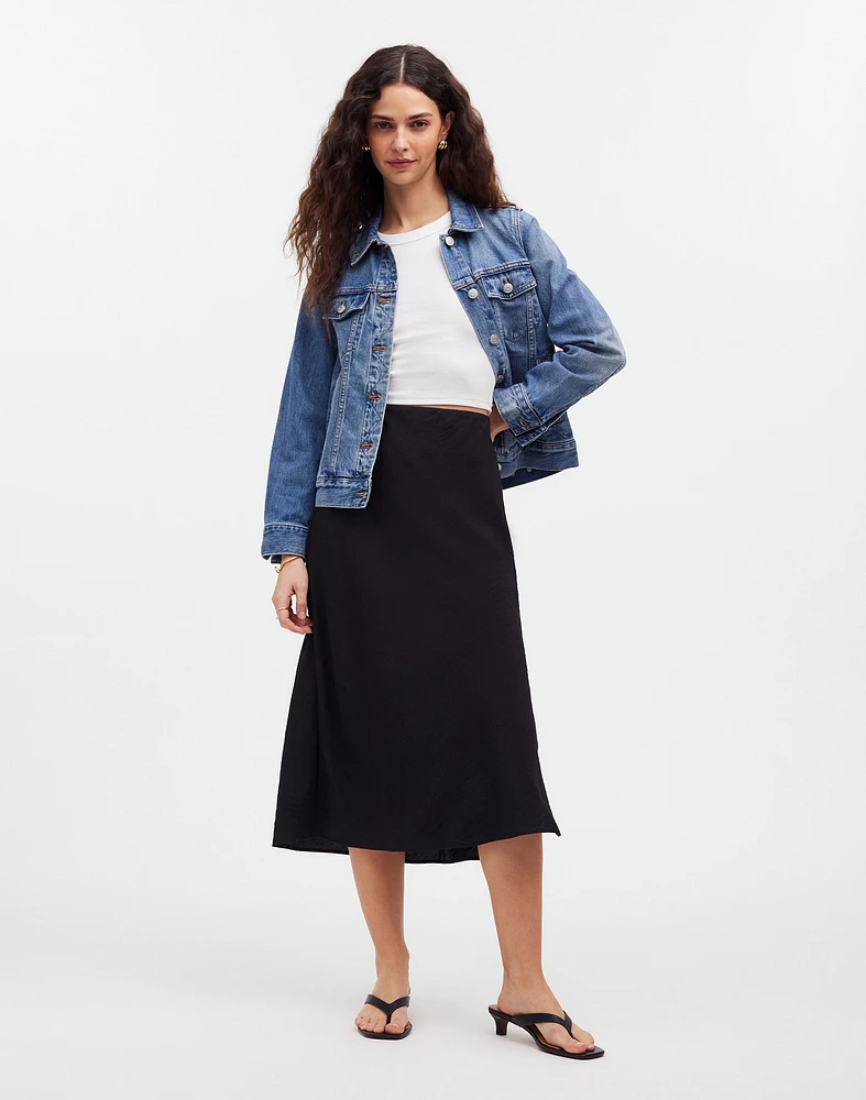 The Layton Midi Slip Skirt | Madewell