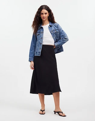The Layton Midi Slip Skirt | Madewell