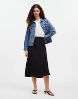 The Layton Midi Slip Skirt | Madewell