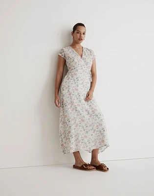 Madewell x Reistor Floral Wrap Maxi Dress | Madewell