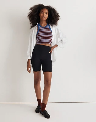 Variegated Rib Crop Tank Stripe | Madewell
