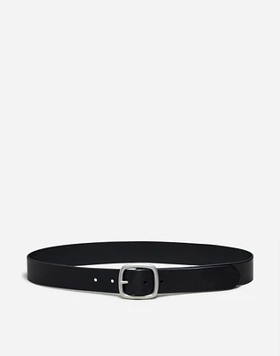 Leather Center-Bar Belt | Madewell