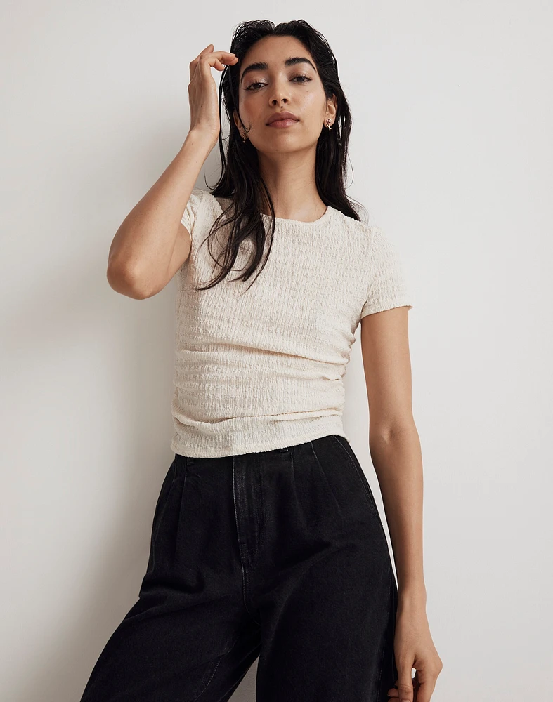 Ruched Crewneck Tee | Madewell