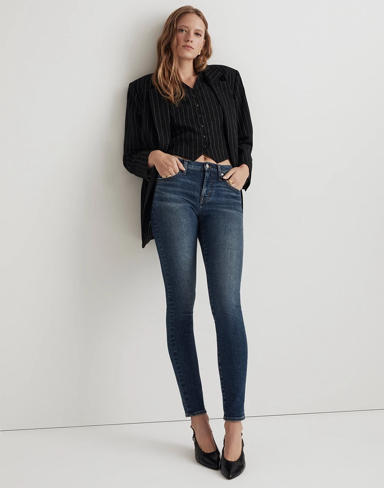 9" Mid-Rise Skinny Jeans in Ravine Wash | Madewell