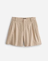 The Harlow Short Drapey Twill | Madewell