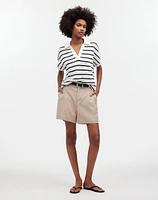 The Harlow Short Drapey Twill | Madewell