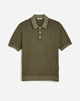Three-Button Sweater Polo Shirt | Madewell