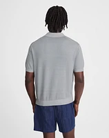 Three-Button Sweater Polo Shirt | Madewell