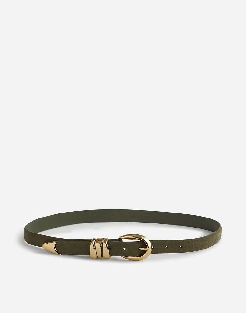 Triple Metal Keeper Belt | Madewell