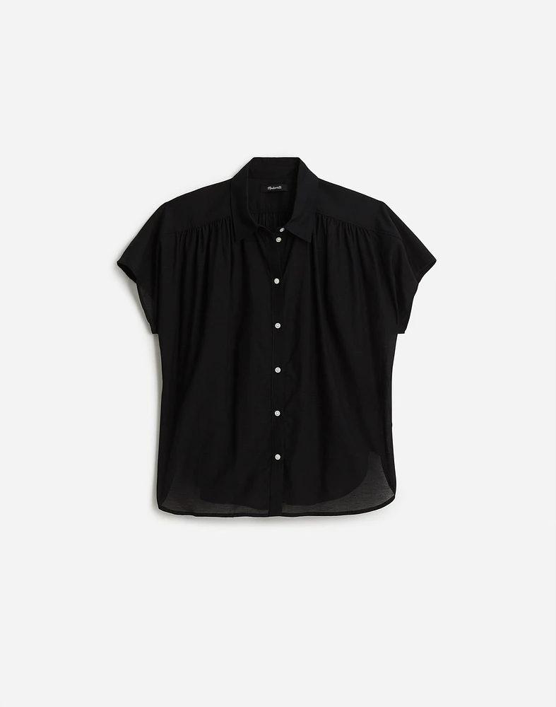 Cap-Sleeve A-Line Top | Madewell