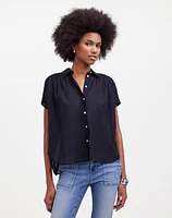 Cap-Sleeve A-Line Top | Madewell