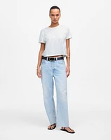 Slub Boxy-Crop Tee | Madewell