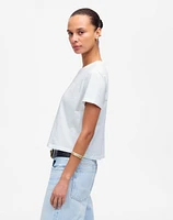 Slub Boxy-Crop Tee | Madewell