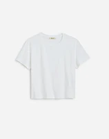 Slub Boxy-Crop Tee | Madewell
