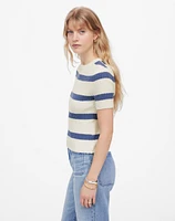 Bouclé-Knit Crewneck Sweater Tee | Madewell
