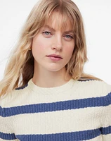 Bouclé-Knit Crewneck Sweater Tee | Madewell