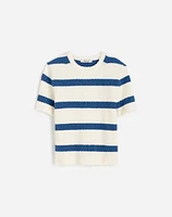 Bouclé-Knit Crewneck Sweater Tee | Madewell