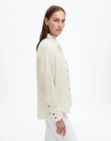 Heathered Flannel Dolman Button-Up Shirt | Madewell